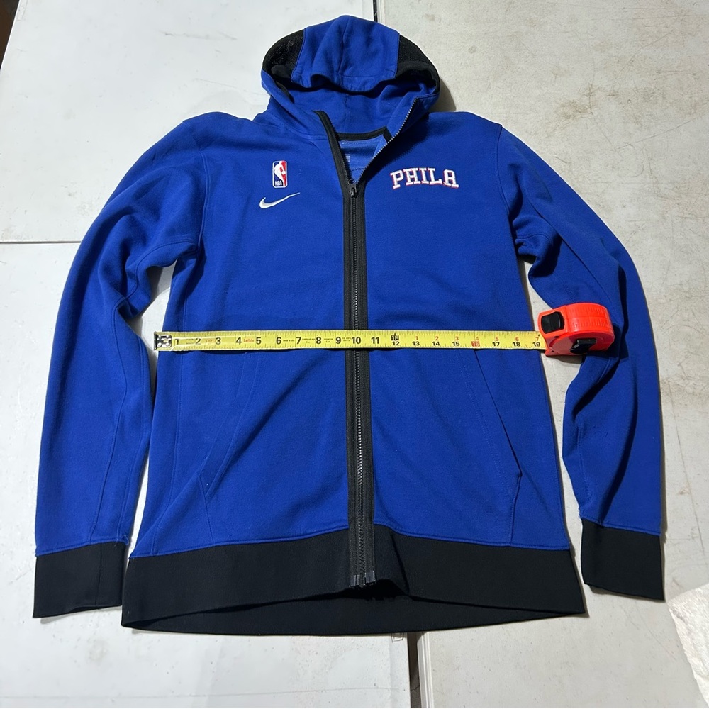 Nike Philadelphia 76ers Authentic Showtime Hoodie Jacket CN4052-495 Size XL NWOT